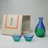 Tokkuri Set with 2 Ochoko Cups (Traditional Japanese Glassware) - Sorakami